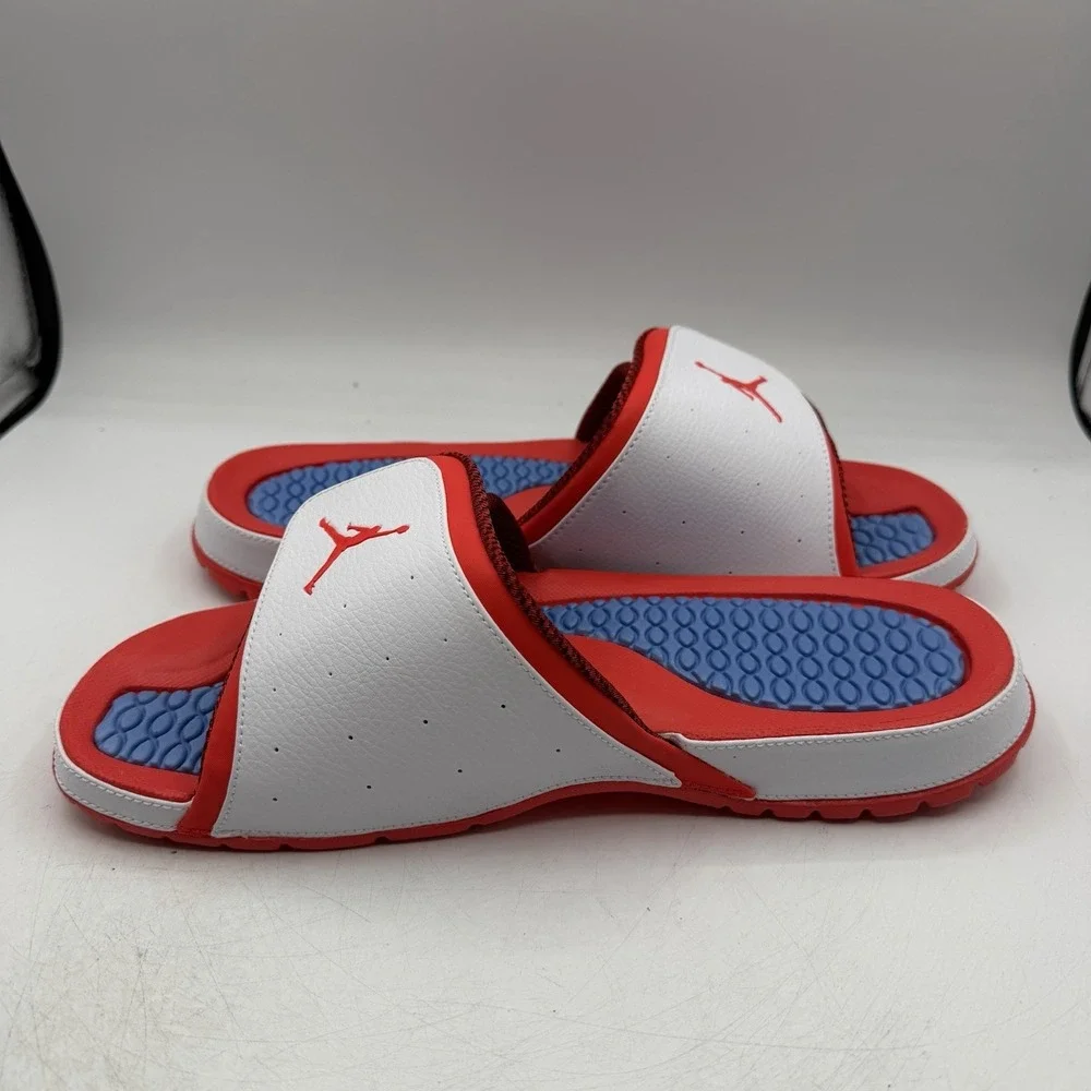 Air Jordan Hydro 2 Premiere Slide Mens Mens Sz 12 White/Crimson/Blue Sandals